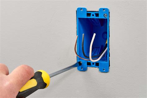 how to mount an electrical box in drywall|old work electrical box install.